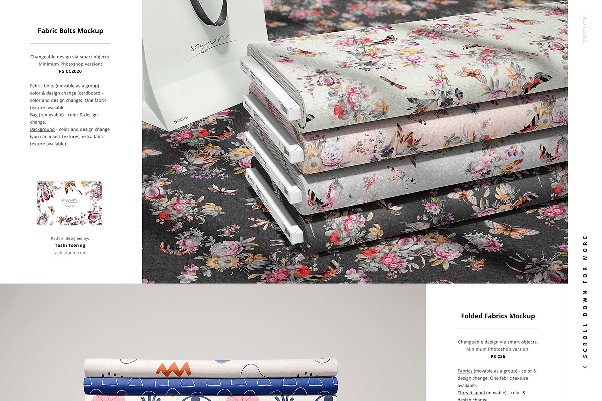 Fabric Factory v.6 Mockup Bundle, a Merchandise Mockup by creatsy5 (Photo 12 of 13)