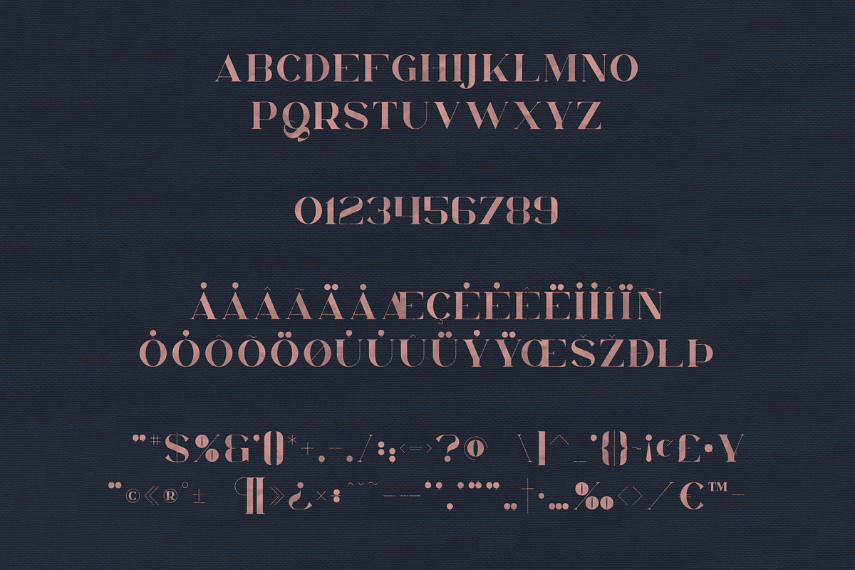 Orphic Typeface - SVG + Solid fonts, a Serif Font by VP Fonts (Photo 8 of 10)