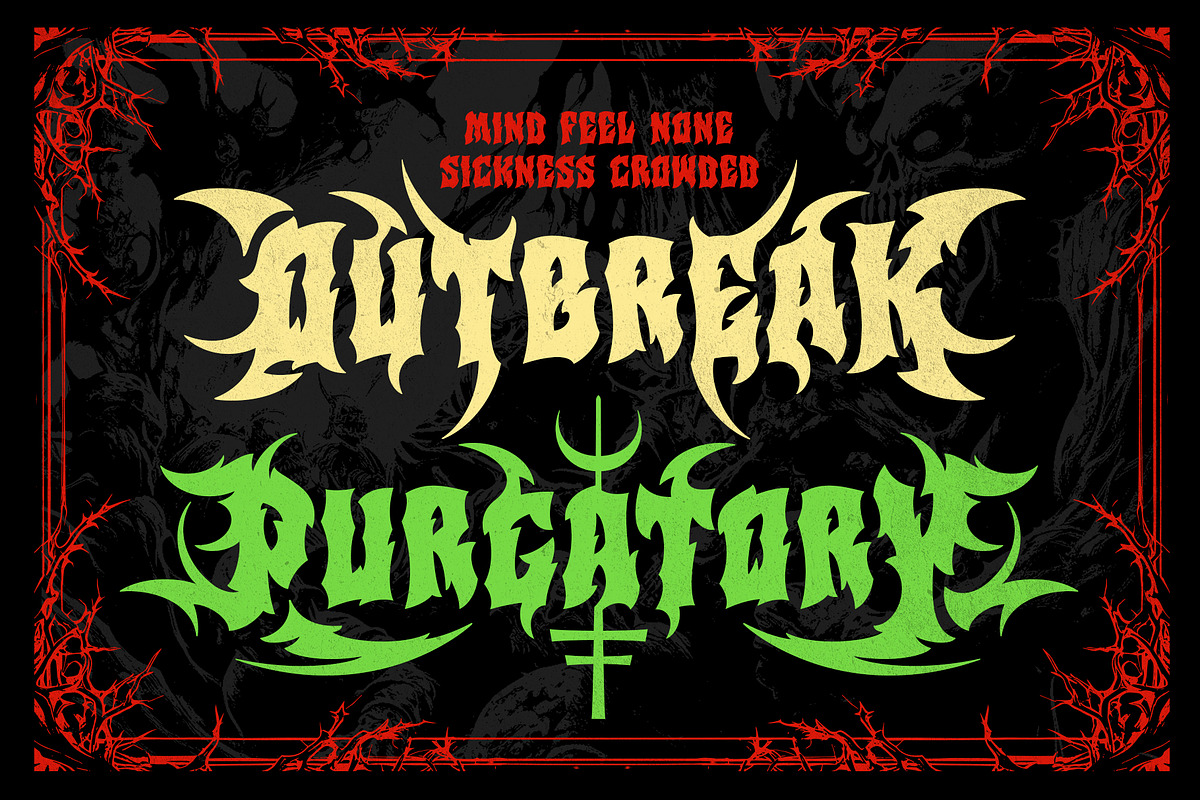 Comangs Typeface, a Blackletter Font by alit design (Photo 4 of 20)