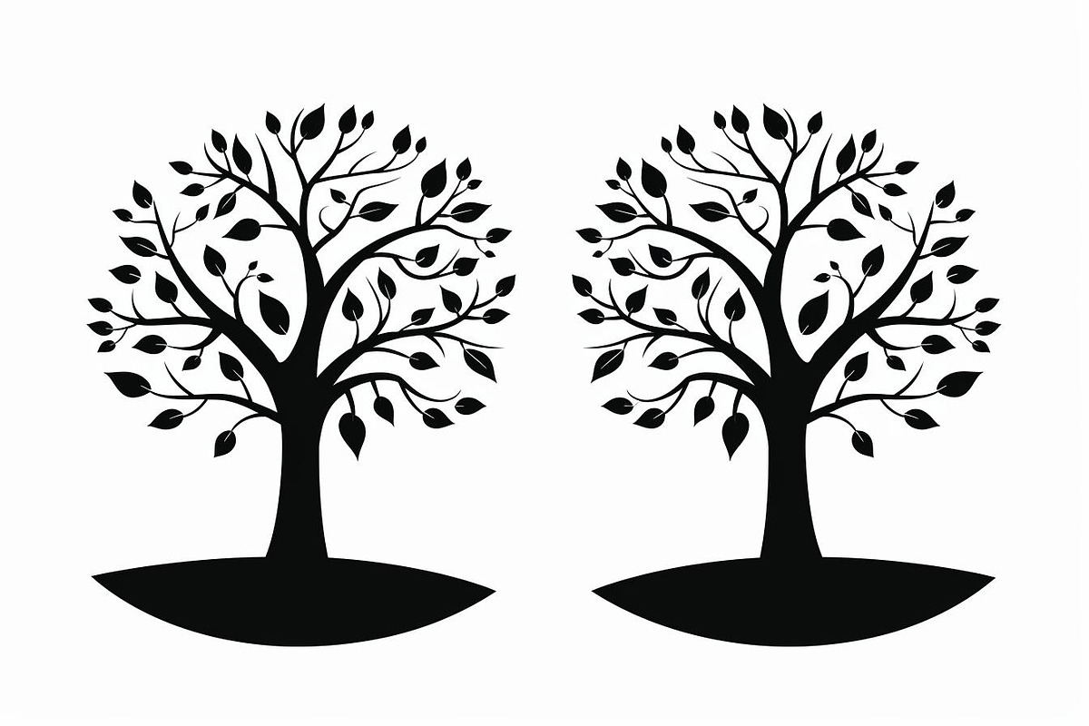 Elegant Tree Silhouette Bundle, an Illustration by Designs_River (Photo 8 of 9)