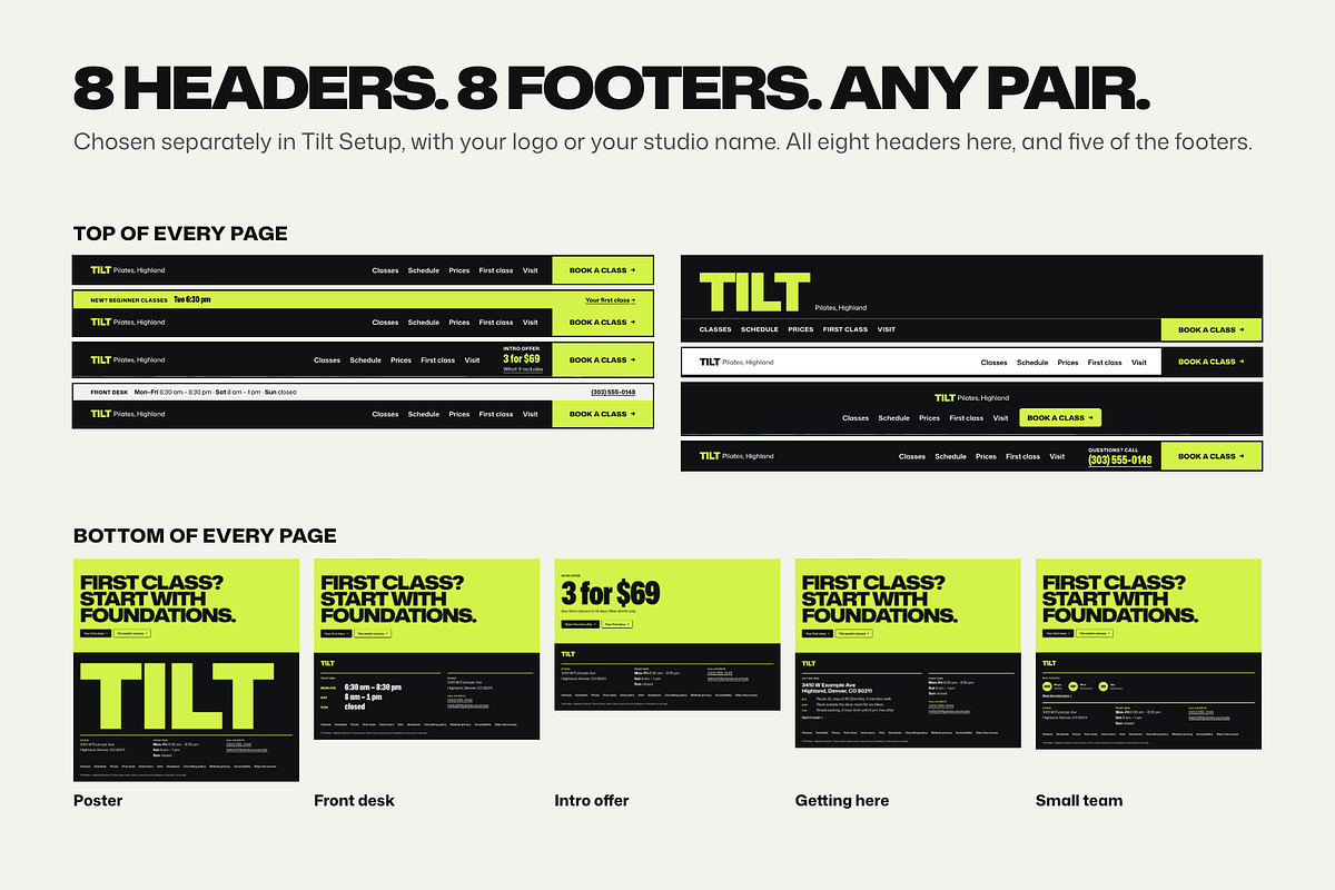 Pilates Studio WordPress Theme, a WordPress Template by Lavanta (Photo 5 of 11)