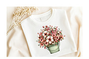 Whimsical Spring Flowes Busket Clipa, an Illustration by GatewayDesign (Thumbnail 5 of 6)