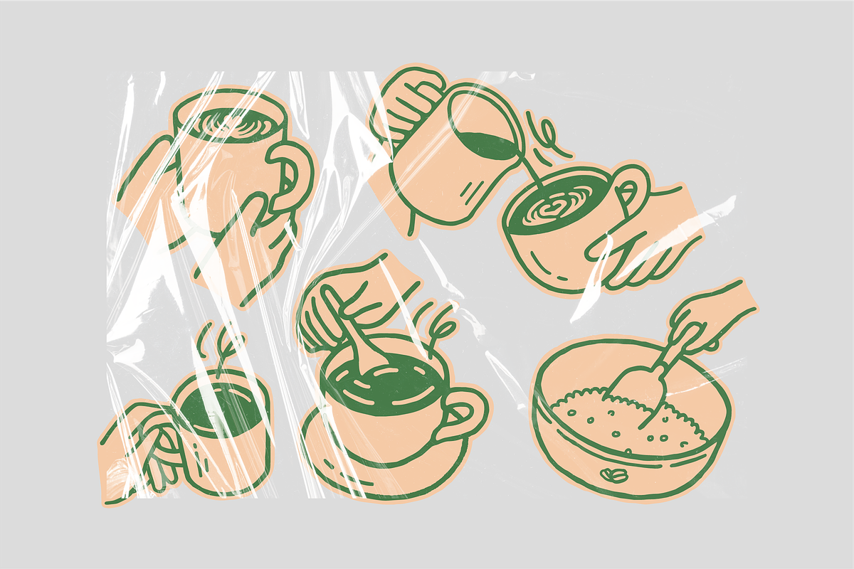 Handmade Coffee Hand Drawn, an Object Illustration by Jump Studio (Photo 3 of 5)