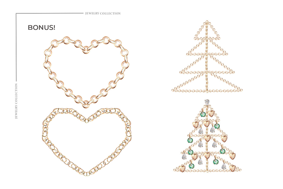 Jewelry Collection,watercolor, a Decorative Illustration by SvetLana (Photo 12 of 12)