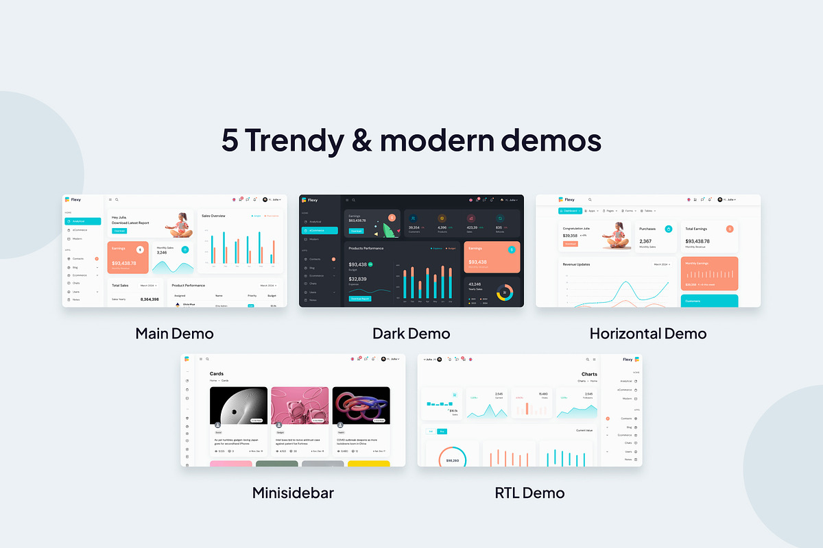 Flexy Nextjs Admin Template, a Templates & Theme by WrapPixel (Photo 4 of 7)
