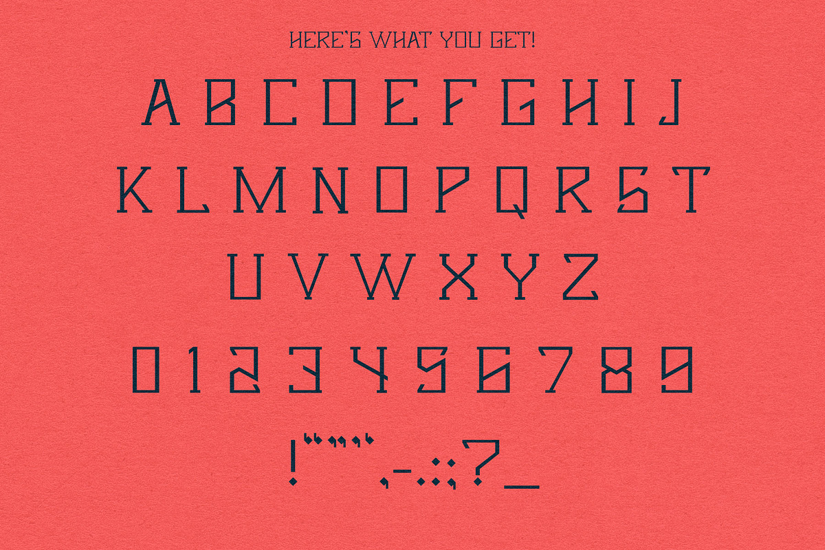 Arachnid by Eric Pond Designs, a Serif Font by Eric Pond Designs (Photo 3 of 3)