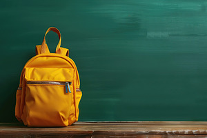 Modern school backpack, Back To School concept, a School & Education Photo by AlyaAnd