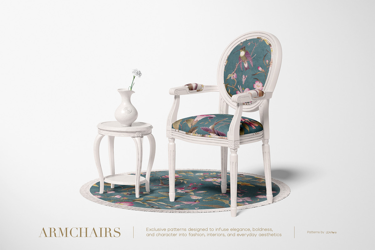 Vintage Botanical Floral Prints, a Pattern Graphic by LEAFure (Photo 5 of 10)
