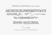 Sweet Couple - A Lovely Display Font, a Handwritten Font by a Piece of Cake (Thumbnail 7 of 8)
