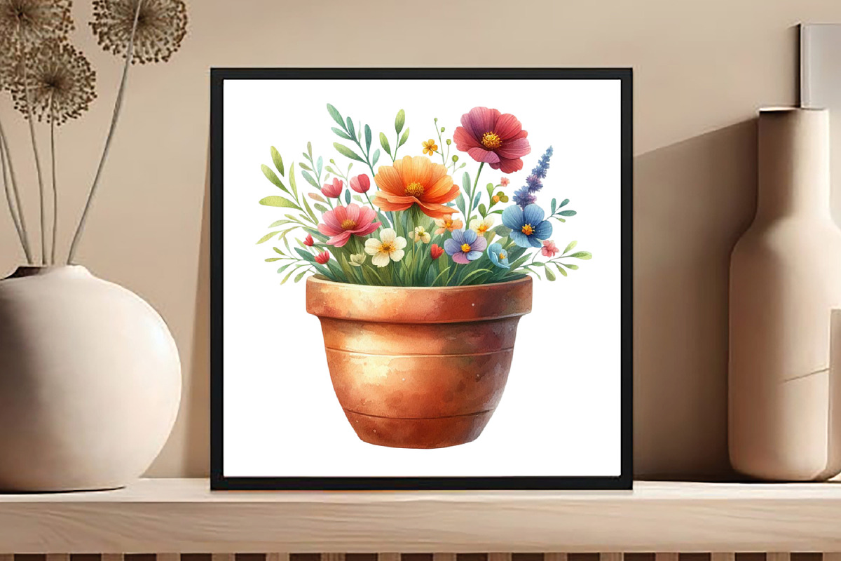Spring Flower Garden Sublimation, an Illustration by DreamCafeArt (Photo 4 of 5)