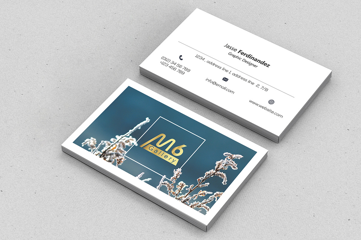 Unique 50 Business Card Bundle, a Business Card Template by M6 Gallery (Photo 54 of 151)