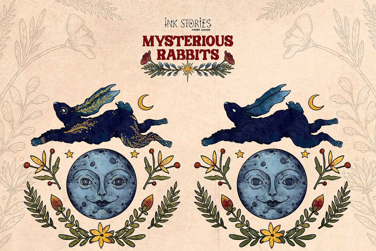 Mysterious Rabbits, an Animal Illustration by Ink Stories (Photo 17 of 29)