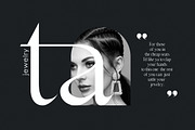 Billiers | Modern Ligature Typeface, a Serif Font by Almeera Std (Thumbnail 10 of 12)