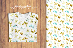 Butterflies And Dragonflies Patterns