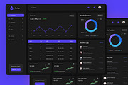 Gelap - Management Dashboard, an UI Kit Template by ENATIVE (Thumbnail 3 of 5)