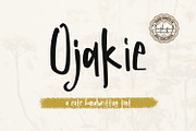 Ojakie - Cute Display Font, a Sans Serif Font by Graphicfresh (Thumbnail 1 of 6)