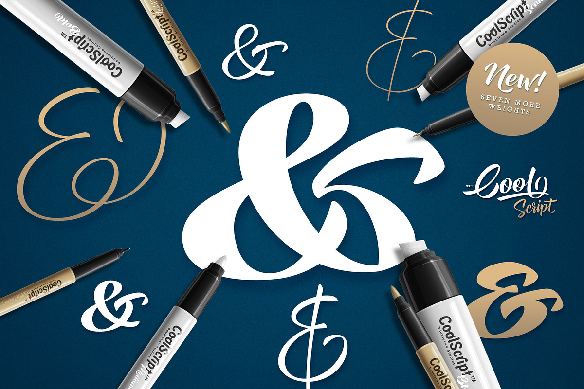 XXII CoolScript - Font Family, a Handwritten Font by Doubletwo Studios (Photo 9 of 13)