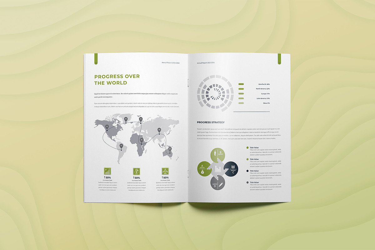 Canva Annual Report, a Brochure Template by DesignDevisers (Photo 7 of 11)