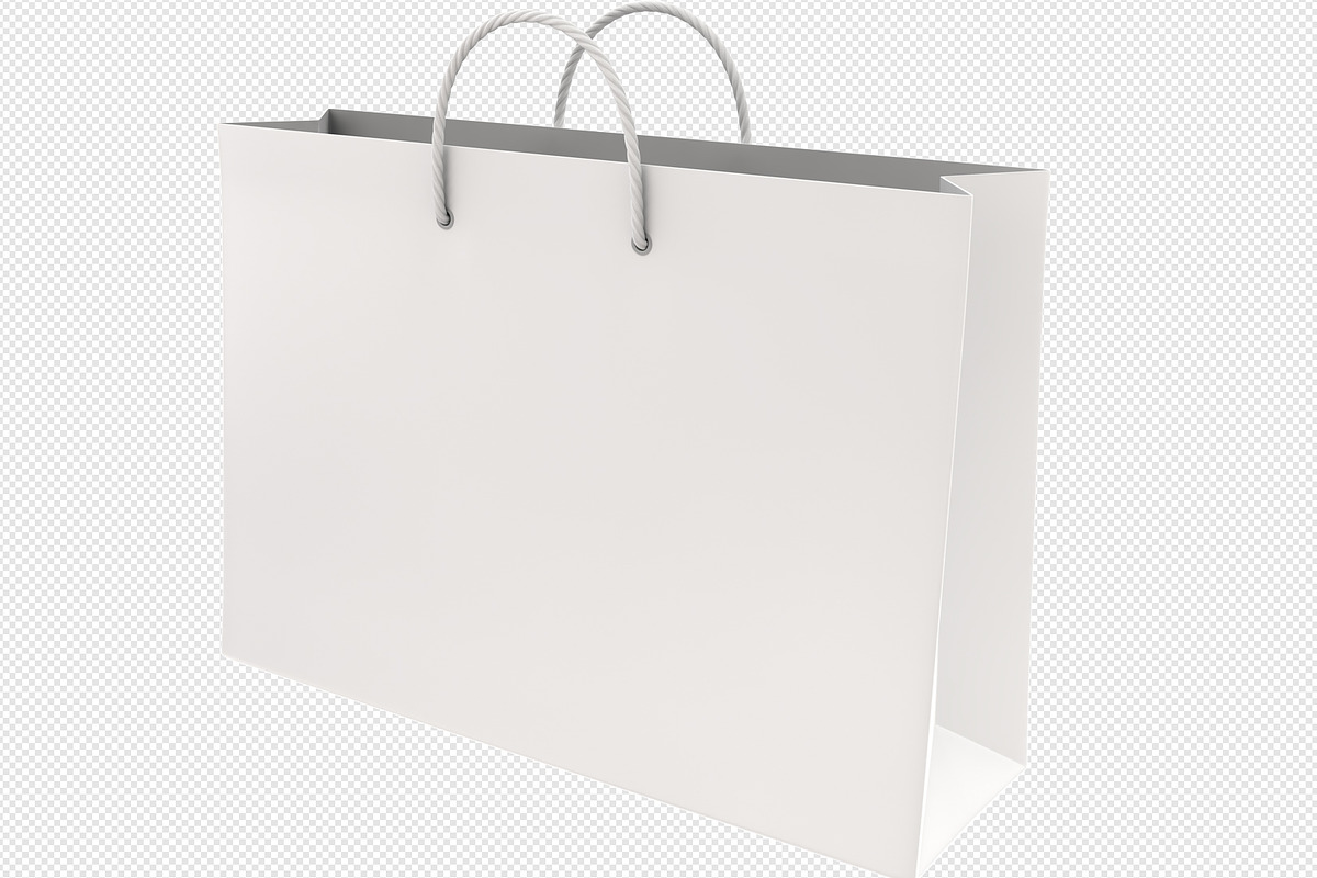 Empty Shopping Bags, a Merchandise Mockup by iLexx (Photo 2 of 5)