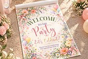 Birthday Welcome Sign Canva Template, a Marketing Template by KennedyStudio (Thumbnail 2 of 6)