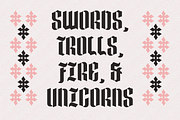 STFU: A Modern Blackletter, a Font by bloomjackbloom (Thumbnail 2 of 3)