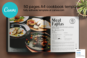 Mexican Recipes Canva Template Squar