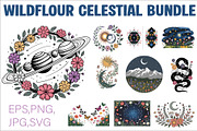 Wildflower Celestial Bundle, an Illustration by Amazin_art (Thumbnail 1 of 11)