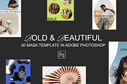 30 Mask templates for Instagram, a Social Media Template by Kristina&Co (Thumbnail 2 of 10)