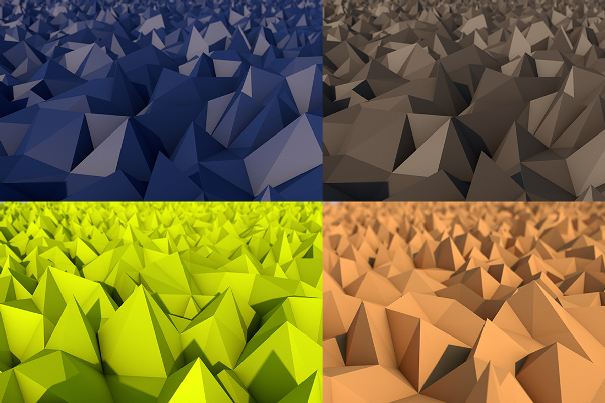 26 Abstract Low Poly Backgrounds preview 4