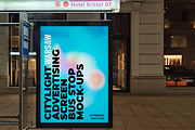 Warsaw Citylight Ad Bus Stop 7, an Advertising Mockup by Graphic Shelter (Thumbnail 6 of 6)