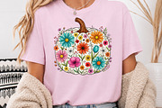 Fall Floral Pumpkin PNG, Autumn, a Seasonal Illustration by Rose Art (Thumbnail 4 of 5)