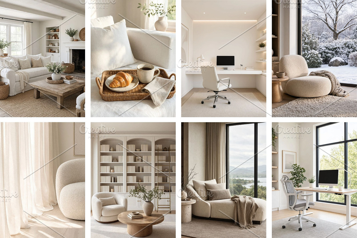 White Interior Stock Photo Bundle, an Architecture Photo by Selenique Studio (Photo 11 of 12)