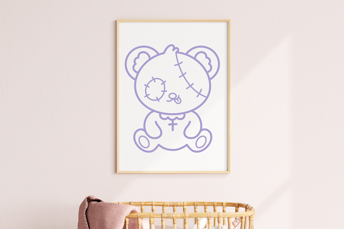 Spooky Bear Font, a Handwritten Font by Babymimiart (Photo 4 of 10)