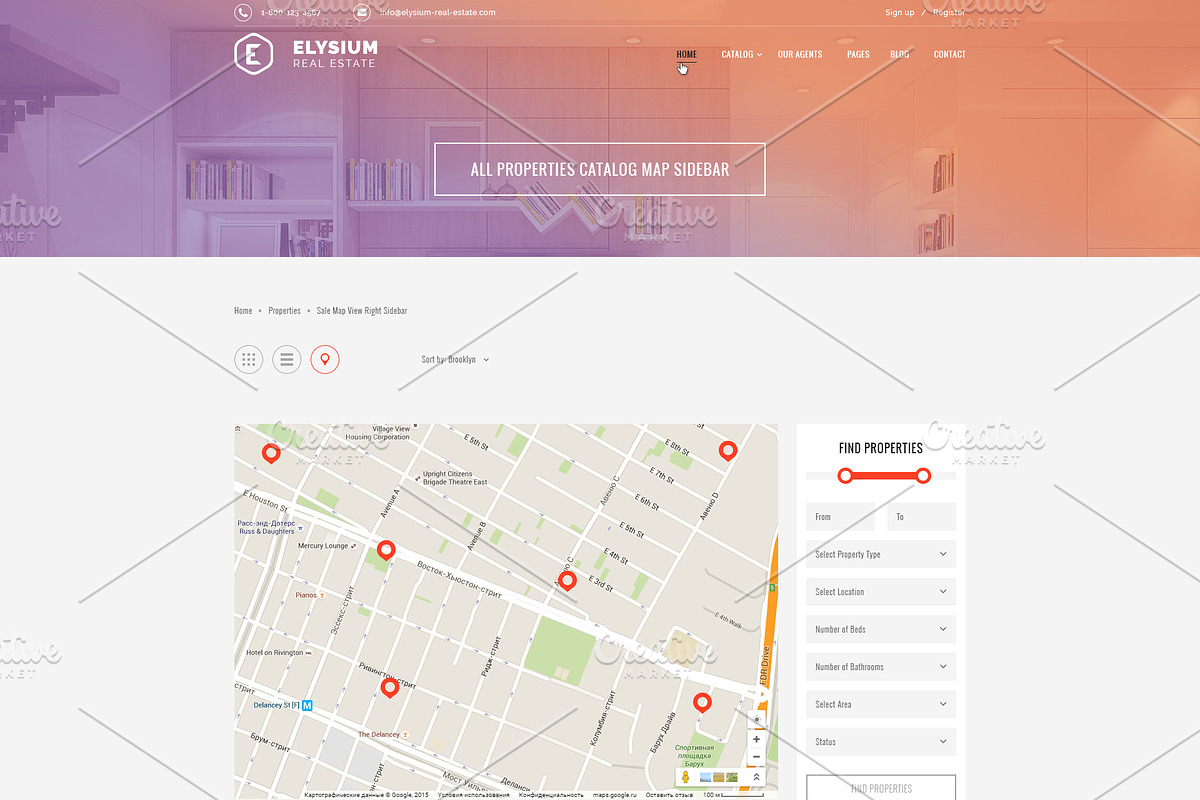 Elysium - Real Estate PSD Template, a Websites & App Template by ArtStyles (Photo 11 of 29)