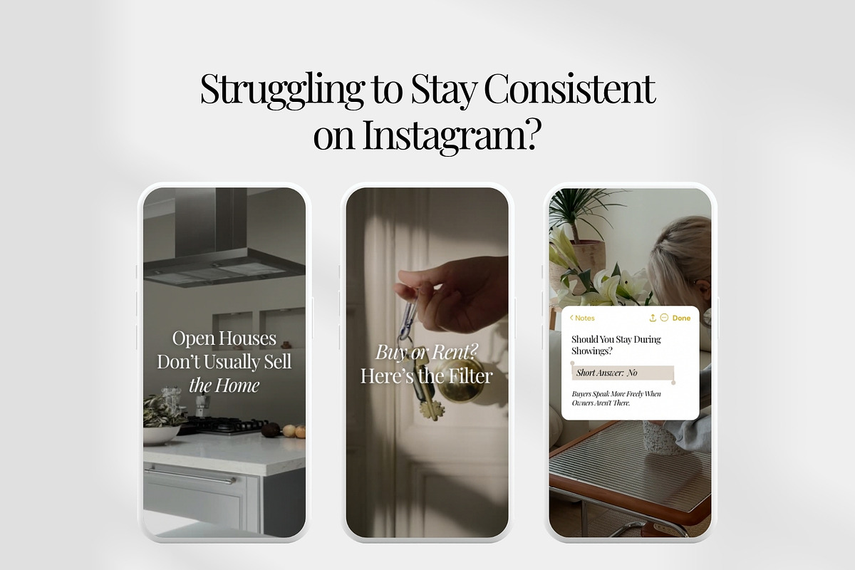 100 Real Estate Reels for Realtors, a Social Media Template by Instprofi | Studio Estimo (Photo 3 of 8)