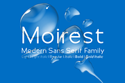 Moirest – Sans Serif Font Family, a Sans Serif Font by Fikryal Studio (Thumbnail 1 of 15)