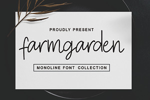 farmgarden, a Script Font by Mozatype