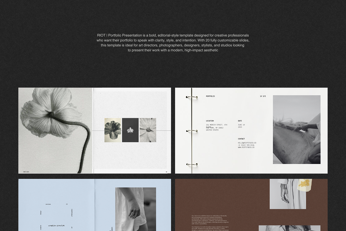 RIOT | PORTFOLIO, a Presentation Template by Simple có (Photo 3 of 10)