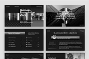 Dark Business Presentation Template, a Presentation Template by BrandPacks (Thumbnail 7 of 7)