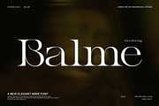 Balme Modern Serif Font, a Serif Font by Graphicxell (Thumbnail 1 of 8)