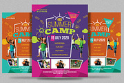 Kids Summer Camp Flyer V1, a Flyer Template by Satgur Graphic Design (Thumbnail 2 of 2)