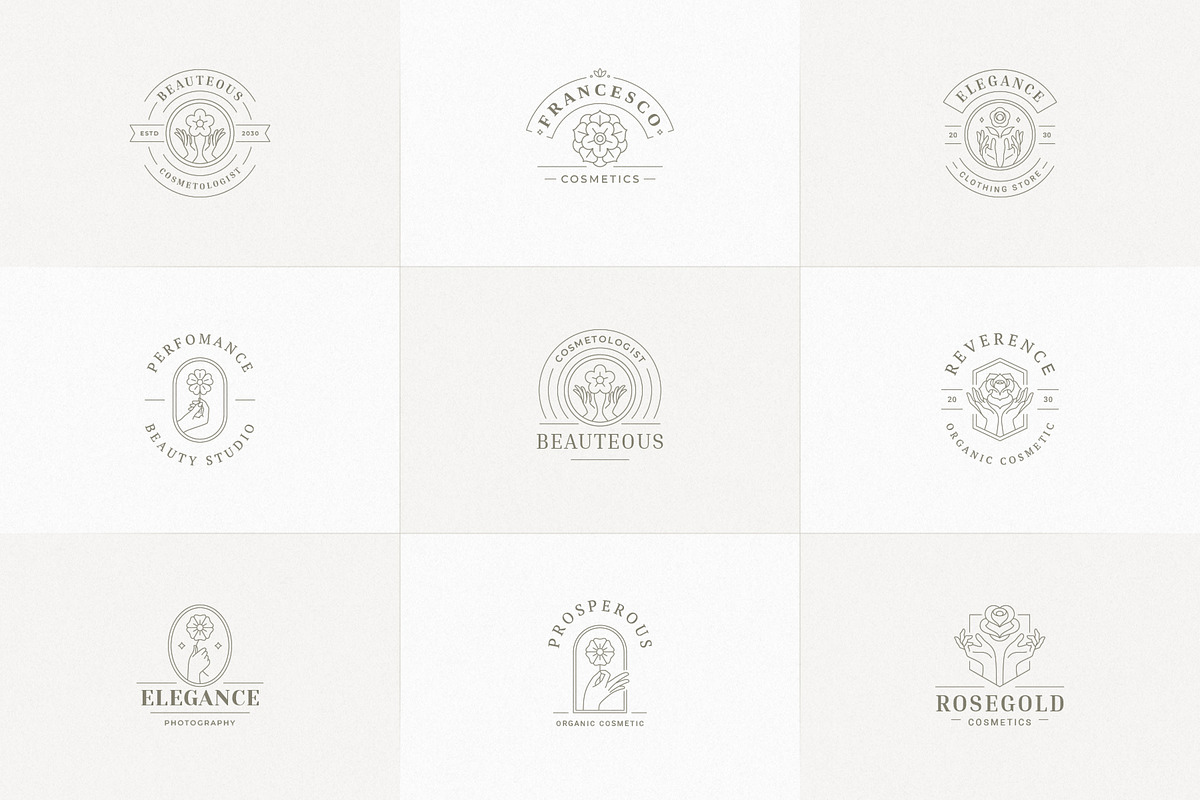 36 Botanical Logo Templates | Canva, a Branding & Logo Template by Vasya Kobelev (Photo 7 of 10)