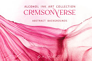Red pink abstract backgrounds, a Texture Graphic by MiraEl Art (Thumbnail 1 of 16)