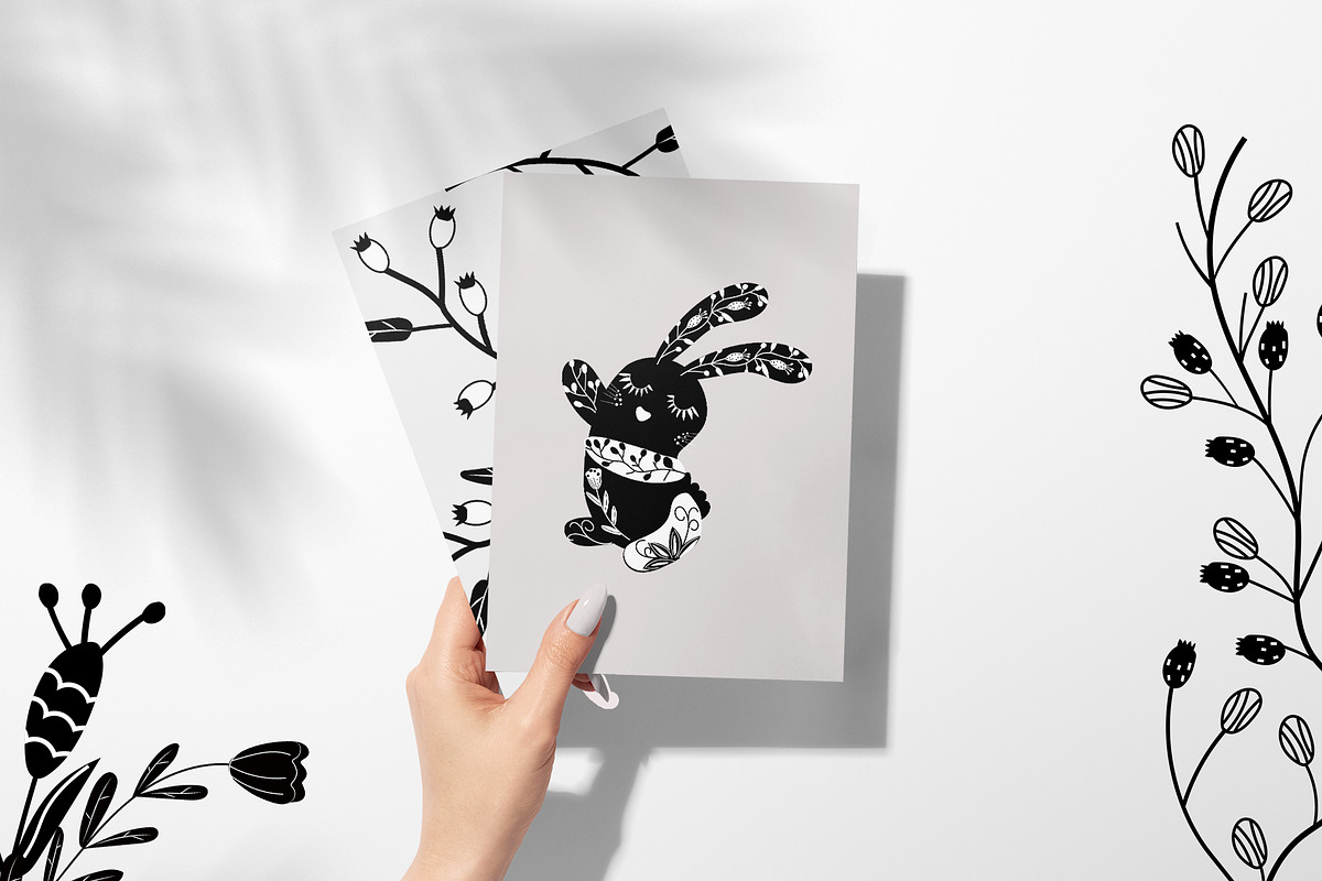 Scandinavian Christmas illustration, an Animal Illustration by Usis (Photo 12 of 16)