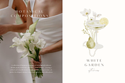 White Florals Watercolor Collection, a Decorative Illustration by Altea Design Studio (Thumbnail 3 of 13)