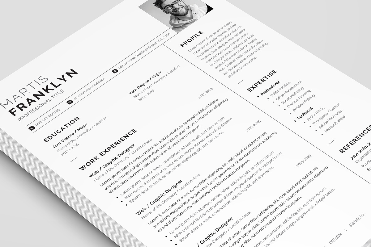 Resume/CV, a Resume Template by OrcShape (Photo 5 of 6)