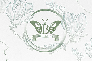 Butterfly Monogram