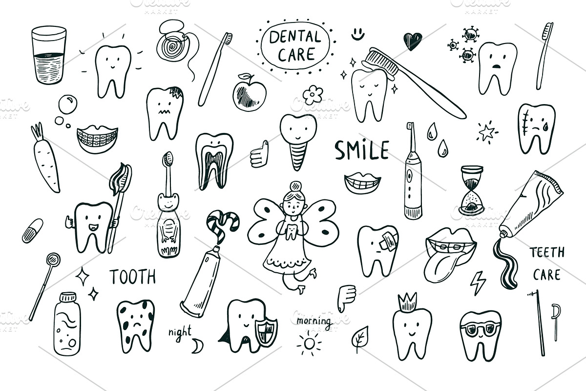 Tooth Care, a Healthcare Illustration by GooseFrol (Photo 2 of 7)