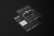 Dark DJ Press Kit / EPK Template, a Resume Template by vinyljunkie (Thumbnail 10 of 11)
