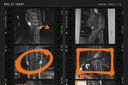 Grunge Film Strip Contact Sheet, a Social Media Template by DesignerCandies (Thumbnail 3 of 5)